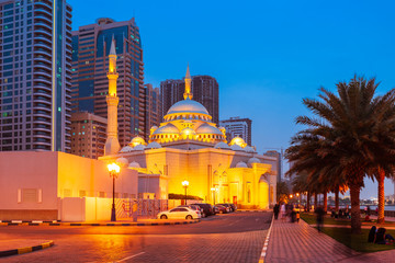 Al Noor Mosque in Sharjah