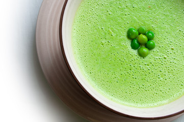 green soup with pea