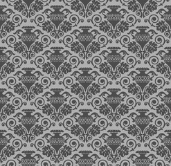 Seamless wallpaper pattern, ornament, vector