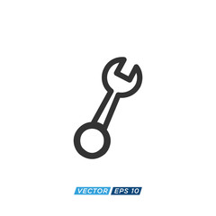 Tool Wrench Icon Design Illustration