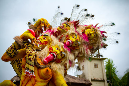 Ogoh statues Ngrupuk parade, Bali