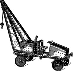 Drawing of a Pick Up Truck Toy
