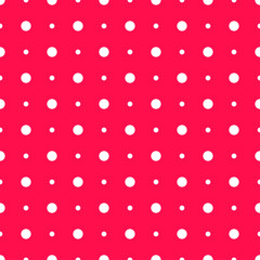 seamless Polka dot background . Pattern vector illustration