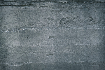 Grungy and smooth bare concrete wall.