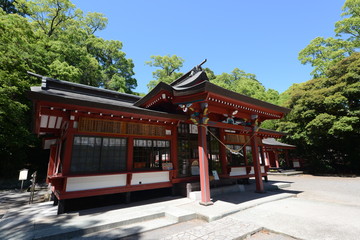 蒲生神社とクスノキ　鹿児島県蒲生町