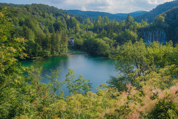 Obraz premium Plitvice Lakes National Park, Croatia. One of the most beautiful places in the world.