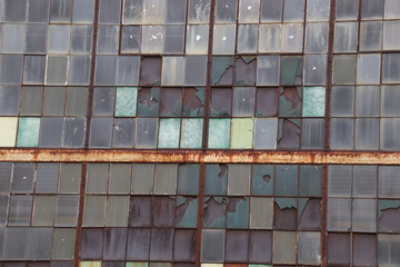 old rusty windows