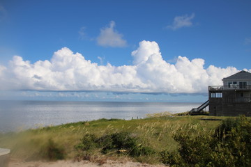 lake and clouds