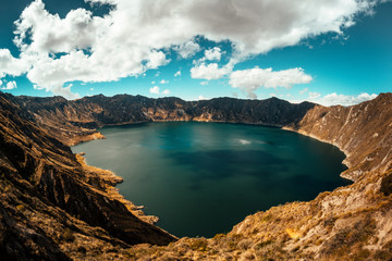 Naklejka premium lake in the mountains