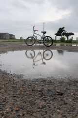 bicycle on the road