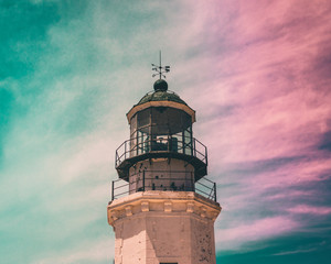 lighthouse at sunset