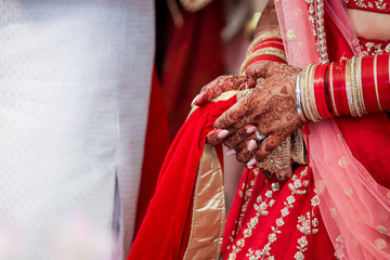 Fototapeta na wymiar Indian Punjabi sikh wedding ceremony ritual items