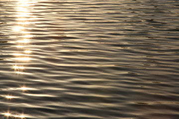 ripples on the water
