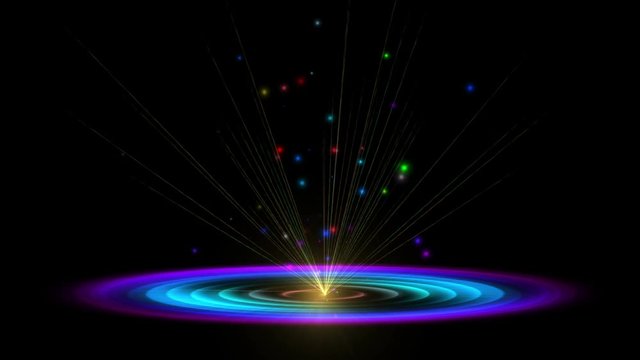 atom ray light galaxy 4k