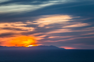 Sunset over Catalina