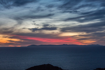 Sunset over Catalina