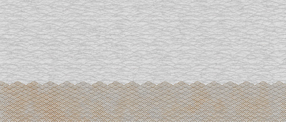 Japanese Traditional Pattern Wave Pattern Japanese Background Material 背景 和柄青海波波海和和風壁紙テクスチャーwall Mural Wdw