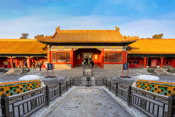 Obraz premium Yuhuayuan (the imperial garden) at the Forbidden City in Beijing, China