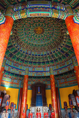 Fototapeta na wymiar The Imperial Vault of Heaven at the Temple of Heaven in Beijing, China