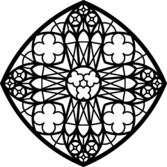 Rose Window, Fig. 12, square 2, square 1