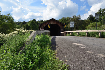 covered bridge in the country