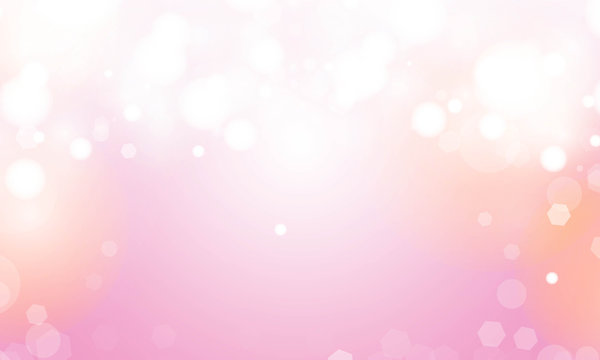 abstract pink background with blur bokeh light effect for wedding vector magic holiday poster design.