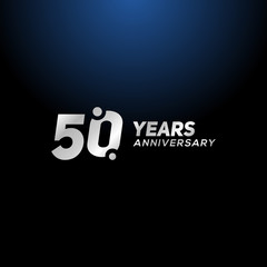 50 Years Anniversary Vector Design
