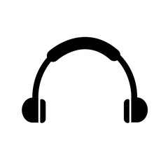 headphone icon on white background. flat style. headphone headset icon for your web site design, logo, app, UI. headphones earphones symbol. headset sign.