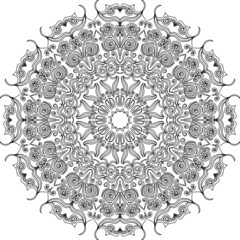 Mandalas for coloring book.Decorative round ornaments.Unusual flower shape.Oriental vector. Creative mandala design.Flower Mandalas.