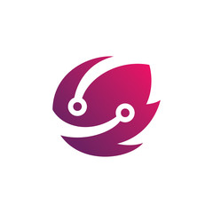 Technology Nature Logo