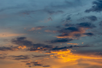 sunset clouds timelapse