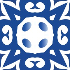 Decorative color ceramic azulejo tiles.