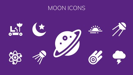 moon icon set