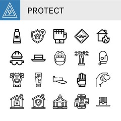 protect icon set