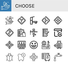 choose simple icons set