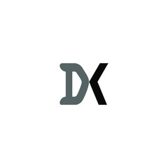 dk letter vector logo