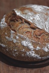 bread details sourdough contrast colors 