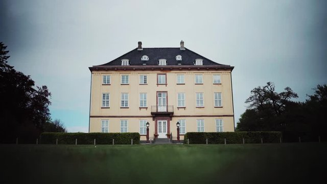 N&aelig;sse Castle in copenhagen seen from ground height