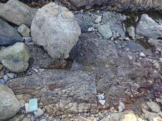 The view of rock in Hachinohe, Japan
