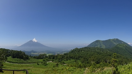 Obraz premium The view of Hokkaido in Japan