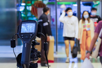 Thermoscan Infrared thernal Camera to install at the entrance of mall . To keep an eye on novel...
