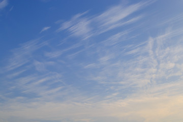 Obraz premium Beautiful blue sky and clouds background.