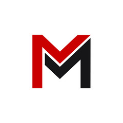 m letter vector logo