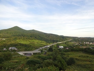 Naklejka premium The view of Hokkaido in Japan