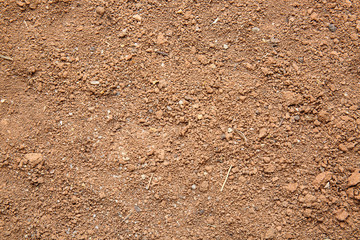 Texture of soil as background