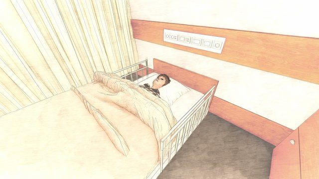 病院　コロナウイルス　入院　イラスト37