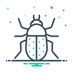 Mix icon for beetle