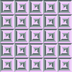 seamless abstract geometric square pattern background - vector illustration from diagonal squares