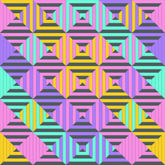 seamless abstract geometric square pattern background - vector illustration from diagonal squares