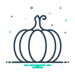 Mix icon for pumpkin